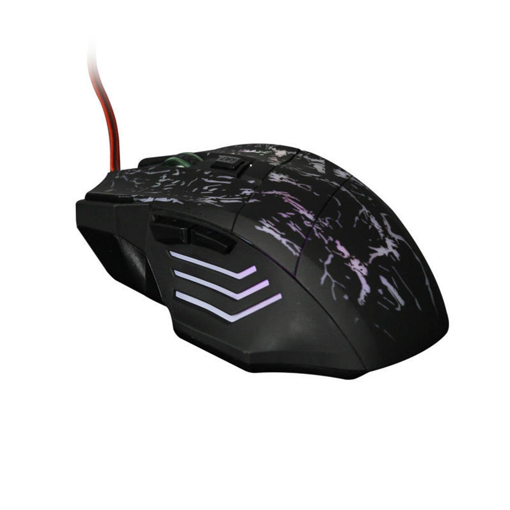 Ergonomic Gaming Mouse - Wired USB Computer Mouse for PC & Laptop