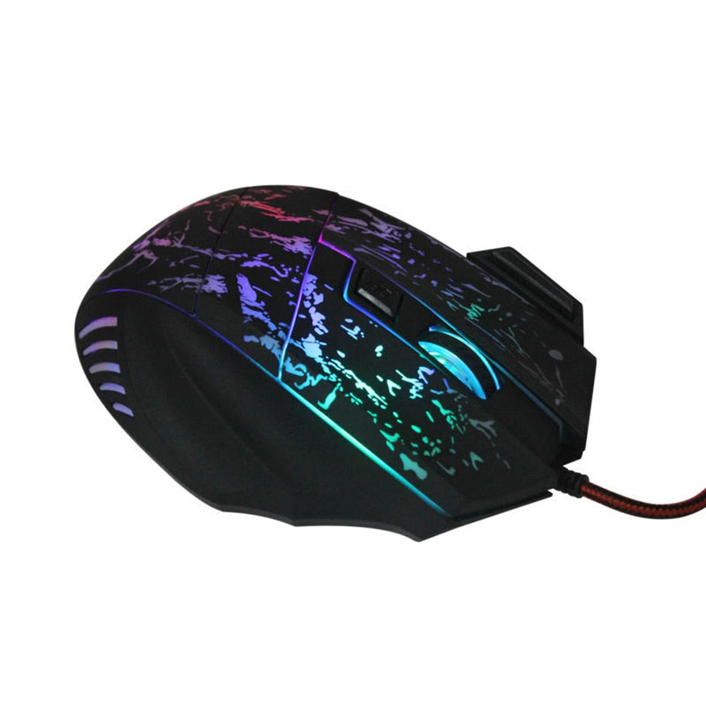 Ergonomic Gaming Mouse - Wired USB Computer Mouse for PC & Laptop