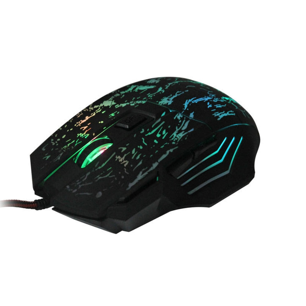 Ergonomic Gaming Mouse - Wired USB Computer Mouse for PC & Laptop